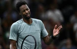 Le Français Gaël Monfils lors du Masters 1000 de Paris-Bercy, le 31 octobre 2023