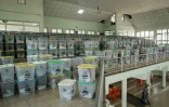 Des urnes entreposées au centre de dépouillement de Kisumu, le 11 août 2022 au Kenya