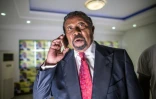 Jean Ping à son QG de  de campagne le 28 août 2016 à Libreville 