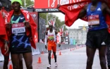 Le Kényan Eliud Kipchoge, immense favori, termine seulement 8e du marathon de Londres, le 4 octobre 2020