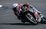 L'Espagnol Aleix Espargaro à Silverstone, Grande-Bretagne, le 6 août 2022