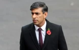 Le Premier ministre britannique Rishi Sunak, le 12 novembre 2023 Ă Londres