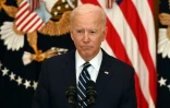 Le président américain Joe Biden lors d'une conférence de presse à Washington, le 25 mars 2021