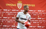 Le défenseur allemand Benjamin Henrichs lors de sa présentation officielle à Monaco, le 29 août 2018