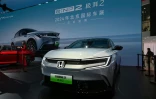 Un SUV électrique Honda e:NP2 exposé au Salon automobile Auto China, le 25 avril 2024 à Pékin