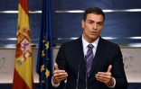 Le chef du parti socialiste espagnol Pedro Sanchez lors d'une conférence de presse à Madrid, le 28 juillet 2016