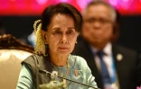 La dirigeante birmane Aung San Suu Kyi lors du sommet ASEAN-Japon, le 4 novembre 2019 à Bangkok, en Thaïlande