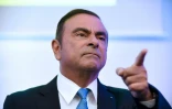 Photo d'archives de Carlos Ghosn, datée du 6 octobre 2017, lors d'une conférence de presse à Paris