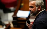 Le député Alexis Corbière à l'Assemblée nationale à Paris le 31 mars 2026