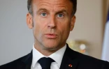 Le président Emmanuel Macron à Hambourg le 10 octobre 2023