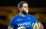 L'entraîneur de Clermont, Franck Azema, lors du match de Top 14,
le 8 novembre 2020 face Ă La Rochelle au stade Marcel Deflandre