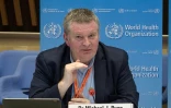 Michael Ryan, directeur des questions d'urgence sanitaire à l'OMS, lors d'une conférence de presse virtuelle sur le Covid-19 à Genève le 30 mars 2020