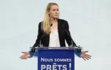 Marion Maréchal-Le Pen lors d'une réunion électorale à Marseille le 9 décembre 2015