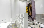 Le télescope spatial James Webb de la Nasa au centre spacial de Kourou, en Guyane française, le 5 novembre 2021