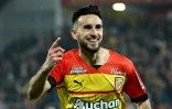 Adrien Thomasson auteur du 3e but de Lens contre Monaco, le 22 avril 2023 au stade Bollaert