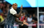 Le sélectionneur français Thierry Henry lors de la finale contre l'Espagne, le 9 août 2024 au Parc des Princes 