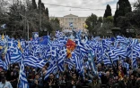 Manifestation contre le nouveau nom de la Macédoine, le 20 janvier 2019 à Athènes