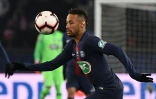 L'attaquant du Paris-SG, Neymar, lors du 16e de finale de la Coupe de France face à Strasbourg, au Parc des Princes, le 23 janvier 2019 