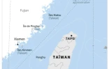 Carte de Taïwan