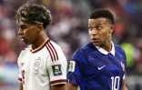 Kylian Mbappe (d) et Lamine Yamal lors de la demi-finale du Mondial-2026 entre la France et l'Espagne, le 14 juillet à Dallas