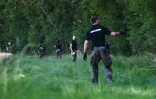 Des gendarmes participent aux recherches de Lyhanna, une collégienne disparue depuis le 29 mai, à Fleurance, le 1er juin 2026 dans le Gers