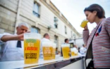 De la bière non alcoolisée était servie pendant la fête de la musique à l'Elysée, le 21 juin 2018