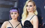 Maisie Williams (à gauche) et Sophie Turner le 3 avril 2019 à New York 