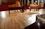 La scène du concours Chopin sur pianos d'époque, le 4 septembre 2018 à Varsovie