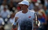 Le Sud-Africain Kevin Anderson face au Grec Stefanos Tsitsipas, le 11 août 2018 à Toronto