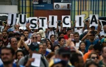 Rassemblement des partisans de Juan Guaido, venus écouter son discours à Caracas, le 26 janvier  2019 