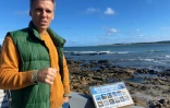 Adrian Azpiroz, biologiste et expert de la conservation des oiseaux, le 11 mai 2022 à Punta del Este, en Uruguay