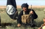 Capture d'écran d'une video postée le 8 juillet 2012 sur YouTube du porte-parole officiel de l'organisation EI, le syrien Abou Mohammed Al-Adnani