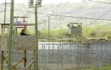 La prison de Guantanamo, le 17 janvier 2002 à Cuba