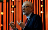 Le chef des travaillistes Jeremy Corbyn, lors d'une réunion à Liverpool le 7 novembre 2019