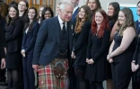 Le nouveau roi Charles III à Edimbourg, le 12 septembre 2022