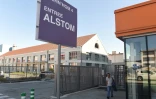 L'entrée du site Alstom de Belfort le 7 septembre 2016
