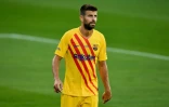 Le défenseur de Barcelone Gerard Piqué lors du match amical entre le Barça et Nastic  le 12 septembre 2020 au stade Johan Cruyff de Sant Joan Despi