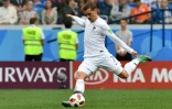 Antoine Griezmann buteur lors de la qualification de la France en demi finales du Mondial le 6 juillet 2018