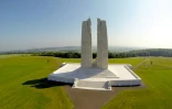 Vue aérienne du mémorial canadien prise le 8 juillet 2013 à Vimy (nord de la France), où 3.598 soldats canadiens sont morts dans la bataille de 1917