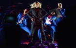 Beyonce lors d'un concert de soutien à Cleveland, Ohio, le 4 novembre 2016