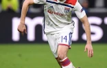 Le défenseur lyonnais Léo Dubois lors de la réception du FC Barcelone en Ligue des champions, le 19 février 2019
