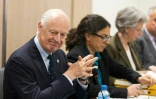 Le médiateur de l'ONU Staffan de Mistura le 18 avril 2016 à Genève 