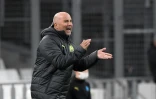 L'entraîneur argentin de Marseille, Jorge Sampaoli, lors du match de L1 contre Rennes, le 10 mars 2021 au stade Vélodrome