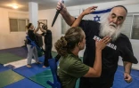 Entraînement au Krav Maga, dans un dojo situé dans la colonie de Maale Adumim, en Cisjordanie occupée, le 26 juin 2024