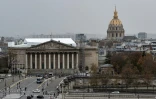 Le Palais Bourbon, où siège l'Assemblée nationale, photographié le
16 novembre 2020 à Paris