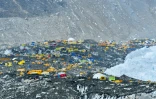 Le camp de base de l'Everest, le 30 avril 2021 au Népal