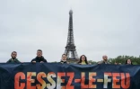 Manifestation à Paris pour demander un cessez-le-feu dans la bande de Gaza, le 2 mai 2024