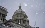 Le Capitole dans la neige, le 6 janvier 2025 à Washington