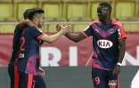 Des joueurs de Bordeaux après leur victoire à Monaco, le 1er avril 2016