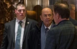 Wilbur Ross, à son arrivée à la Trump Tower le 29 novembre 2016 à New York 